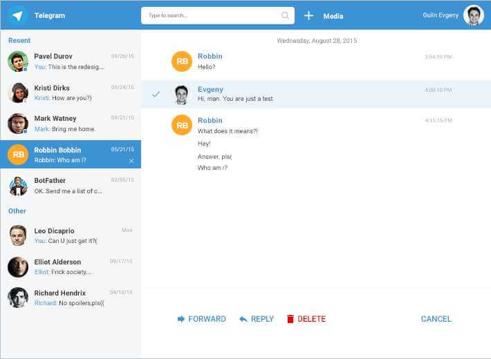 أفضل برنامج دردشة تيليجرام ويب Telegram Web